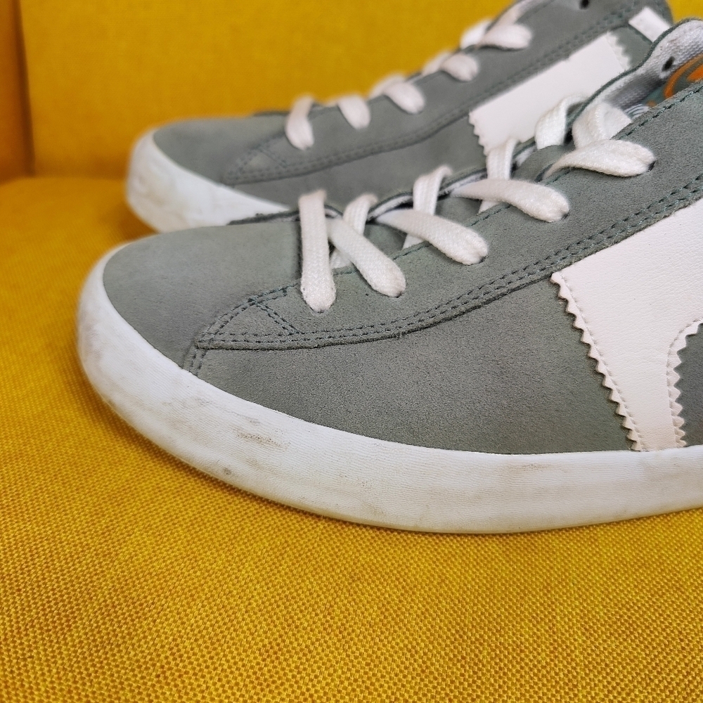 Camper Imar Copa Green White Suede Lace Up Euro Sneakers Women's Shoes Size 10 - Picture 5 of 10